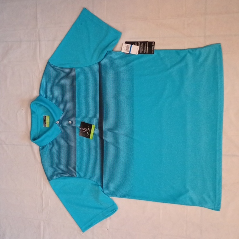 PGA Tour Pro Series Golf Polo men's XL Blue Atoll Color